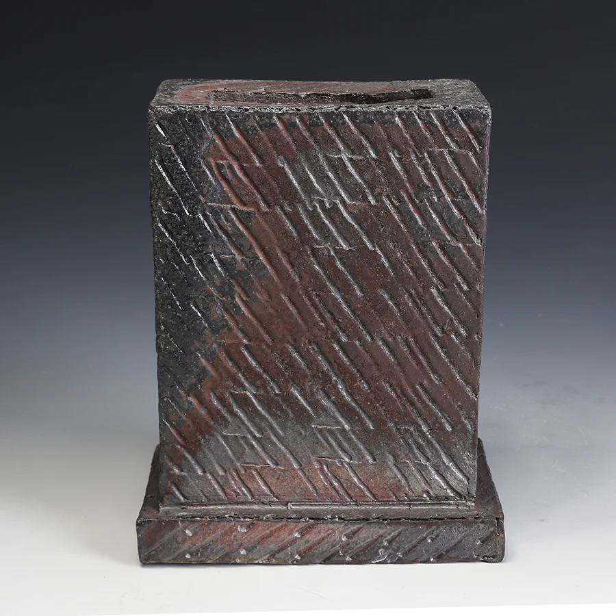 Steve Schaeffer, wood fired vase, In Tandem Gallery www.intandemgallery.com