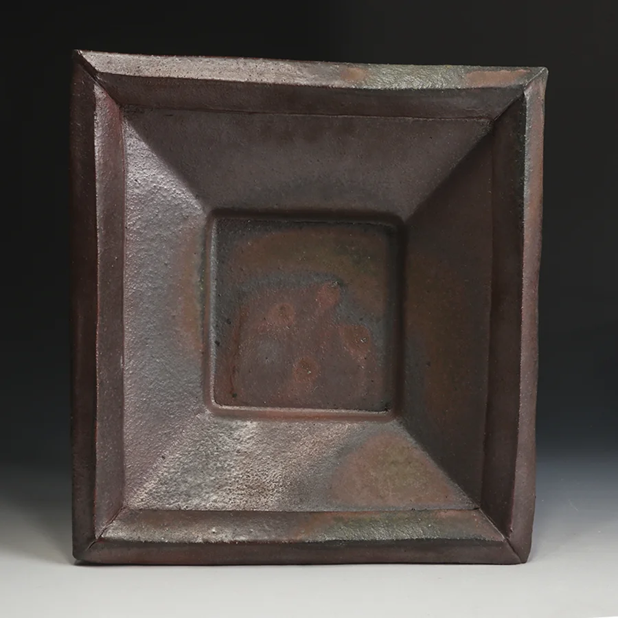 Steve Schaeffer, woodfired Tray, In Tandem Gallery www.intandemgallery.com