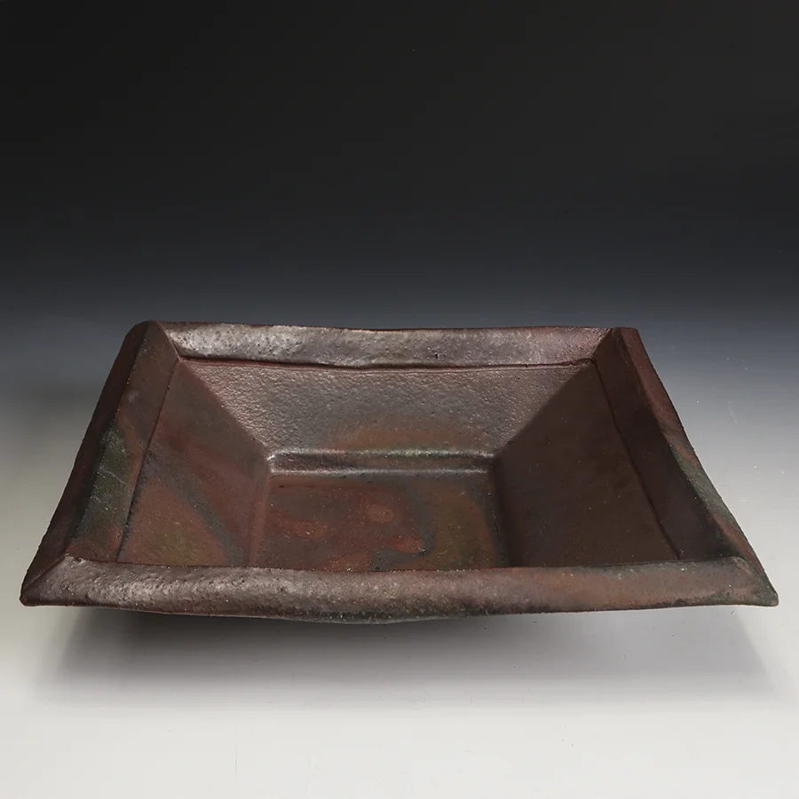 Steve Schaeffer, woodfired Tray, In Tandem Gallery www.intandemgallery.com