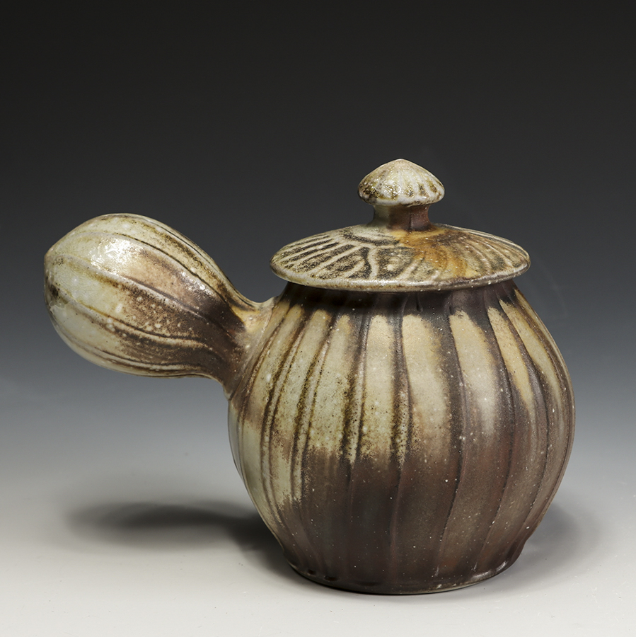 Justin Lambert, Wood Fired Tea Pot, In Tandem Gallery www.intandemgallery.com