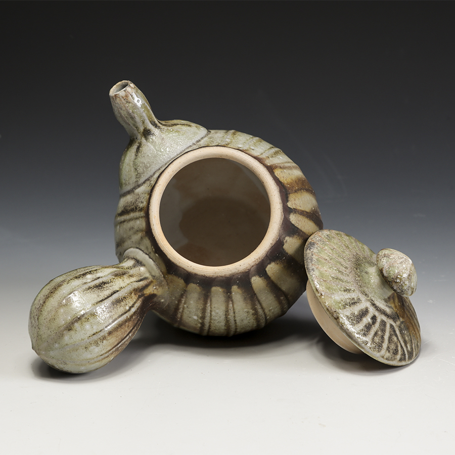 Justin Lambert, Wood Fired Tea Pot, In Tandem Gallery www.intandemgallery.com