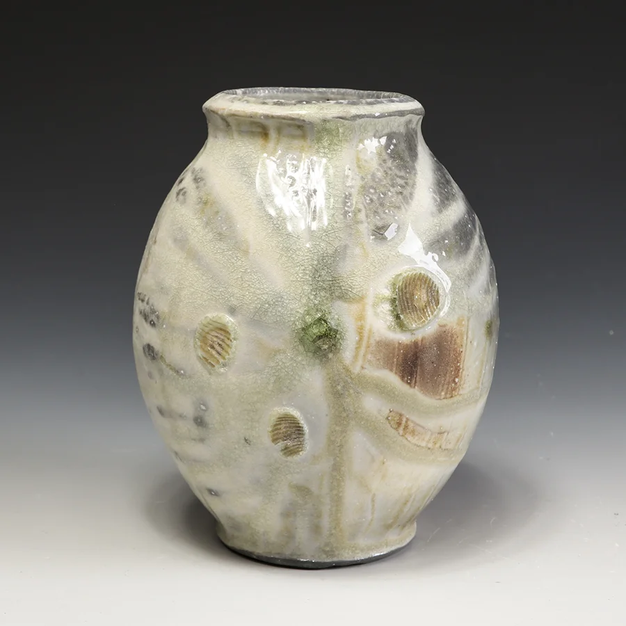 Justin Lambert, Wood Fired Vase, In Tandem Gallery www.intandemgallery.com