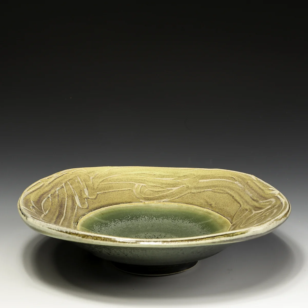 Richard Aerni, Ash Glaze Bowl, In Tandem Gallery www.intandemgallery.com