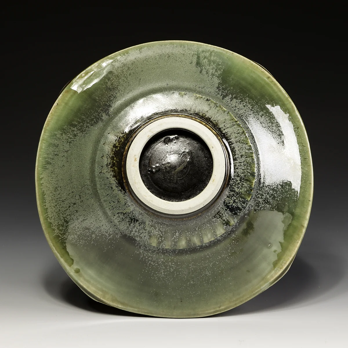 Richard Aerni, Ash Glaze Bowl, In Tandem Gallery www.intandemgallery.com
