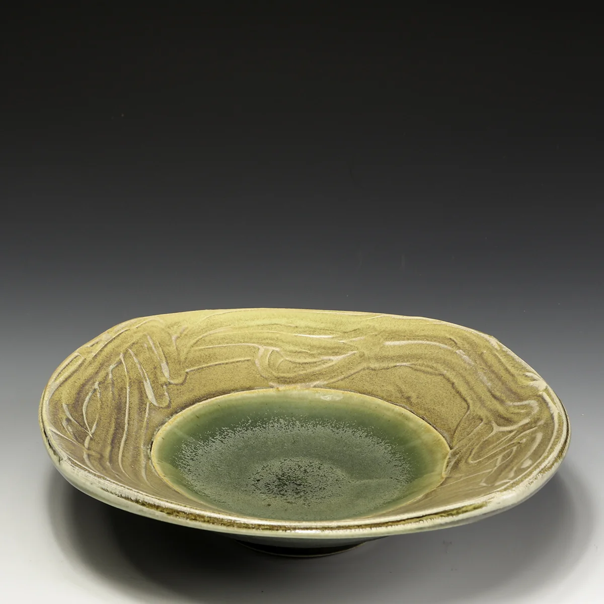 Richard Aerni, Ash Glaze Bowl, In Tandem Gallery www.intandemgallery.com