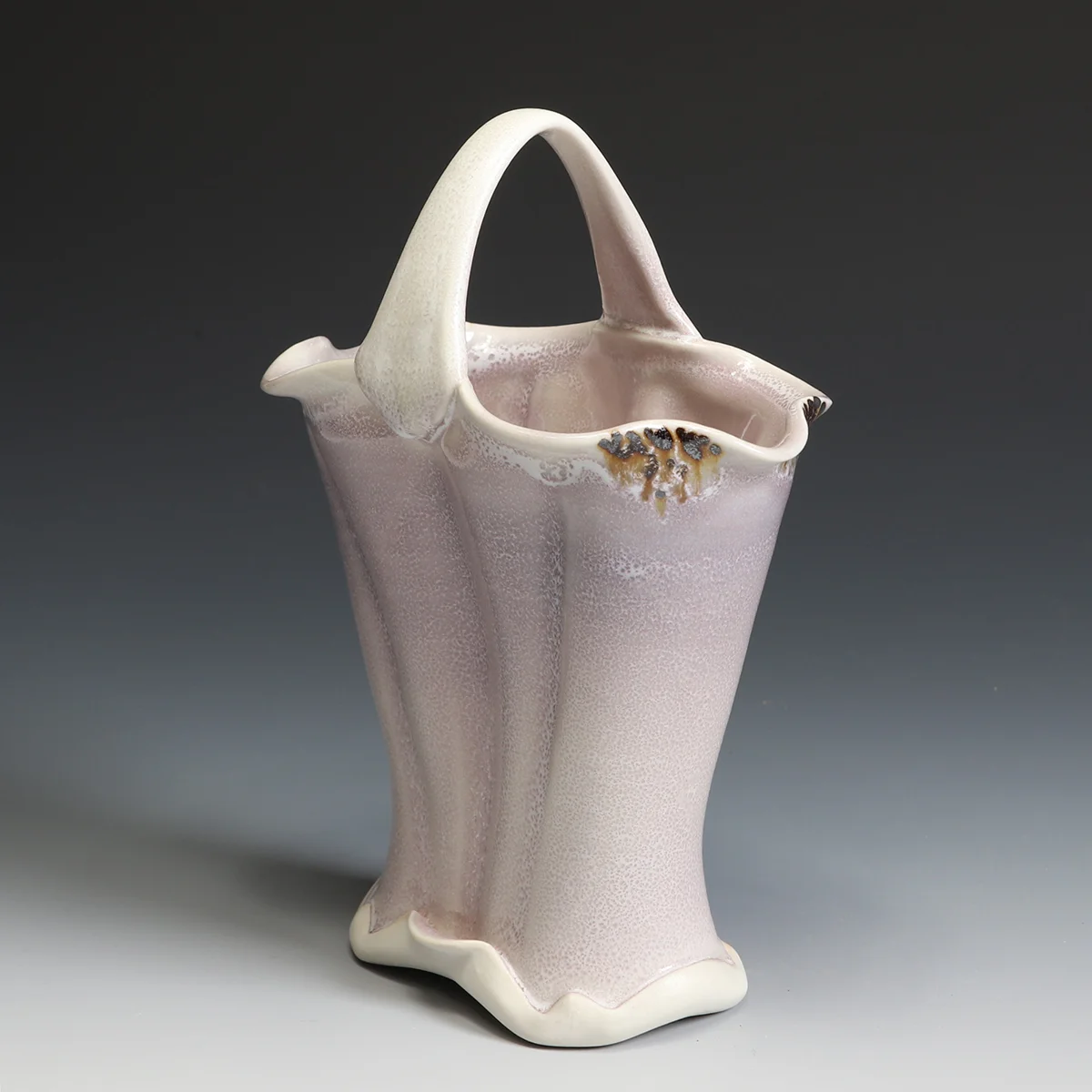 Martha Grover,  In Tandem Gallery www.intandemgallery.com, Porcelain Basket,