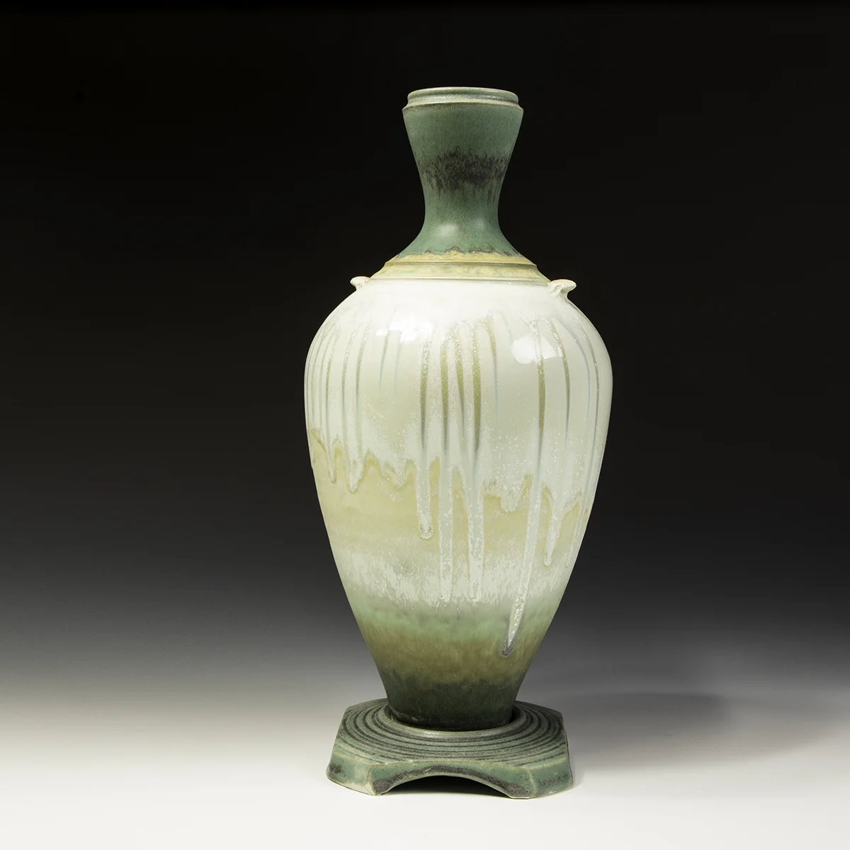Richard Aerni, In Tandem Gallery www.InTandemGallery.com, ash glaze Vase