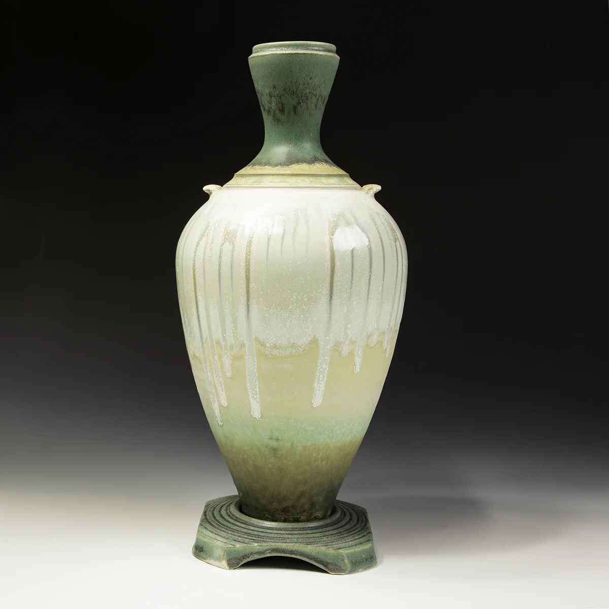 Richard Aerni, In Tandem Gallery www.InTandemGallery.com, ash glaze Vase