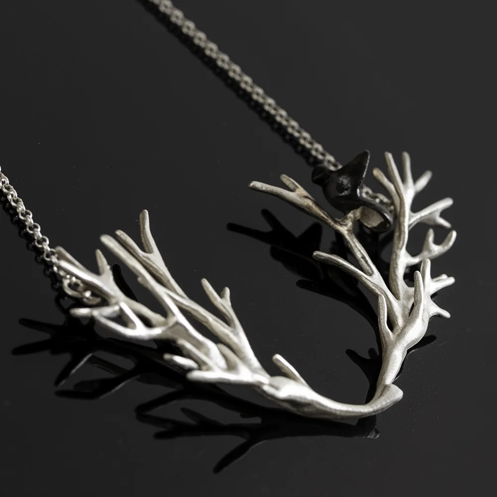 Lisa Cimino, In Tandem Gallery www.InTandemGallery.com - Sterling Silver Necklace - Bakersville