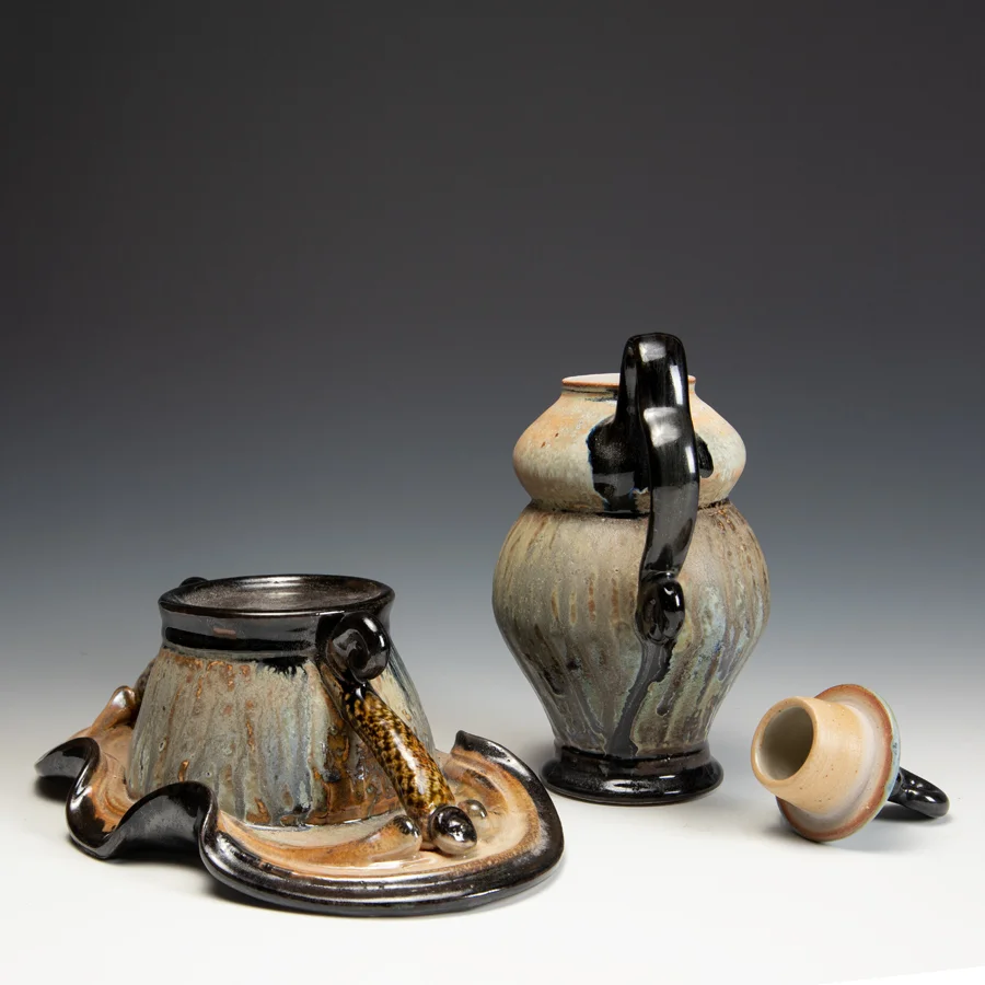 Steve Loucks, Teapot - www.intandemgallery.com In Tandem Gallery - Bakersville NC