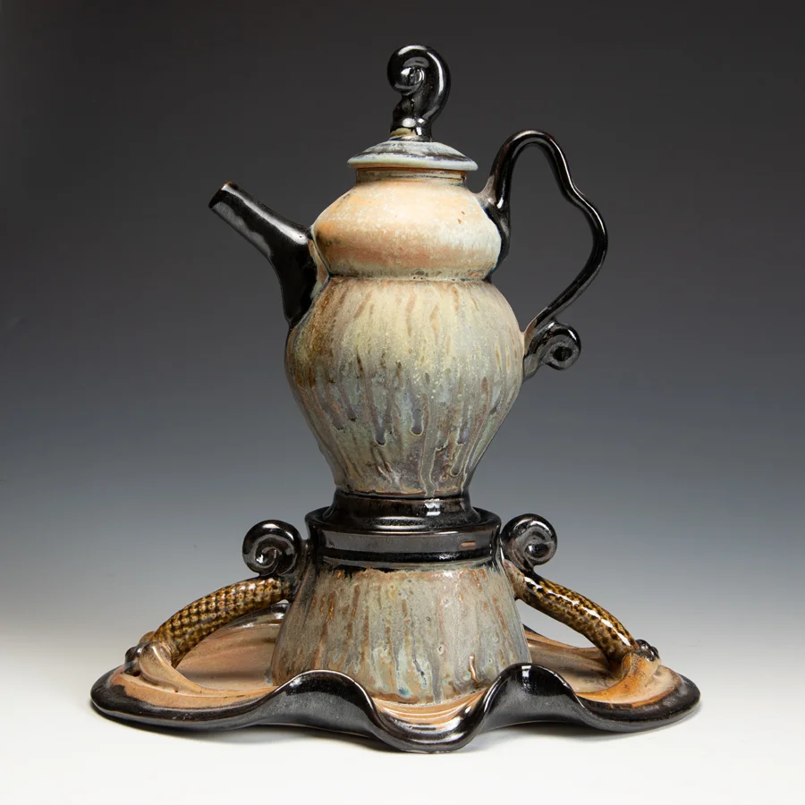Steve Loucks, Teapot - www.intandemgallery.com In Tandem Gallery - Bakersville NC