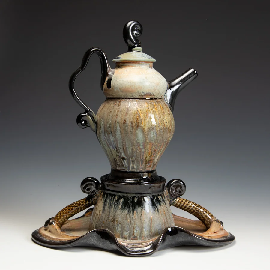 Steve Loucks, Teapot - www.intandemgallery.com In Tandem Gallery - Bakersville NC