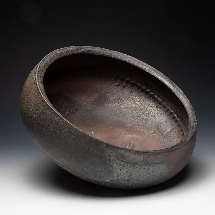 Lindsay Oesterritter, wood-fired functional ceramic - In Tandem Gallery www.intandemgallery.com - Bakersville NC