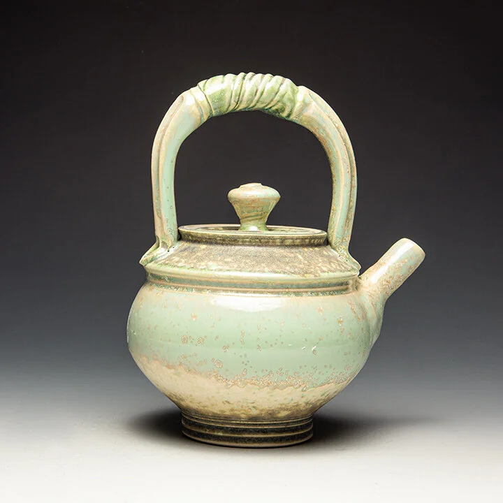 Richard Aerni, ash glaze ceramic - In Tandem Gallery - www.InTandemGallery.com,  Bakersville NC