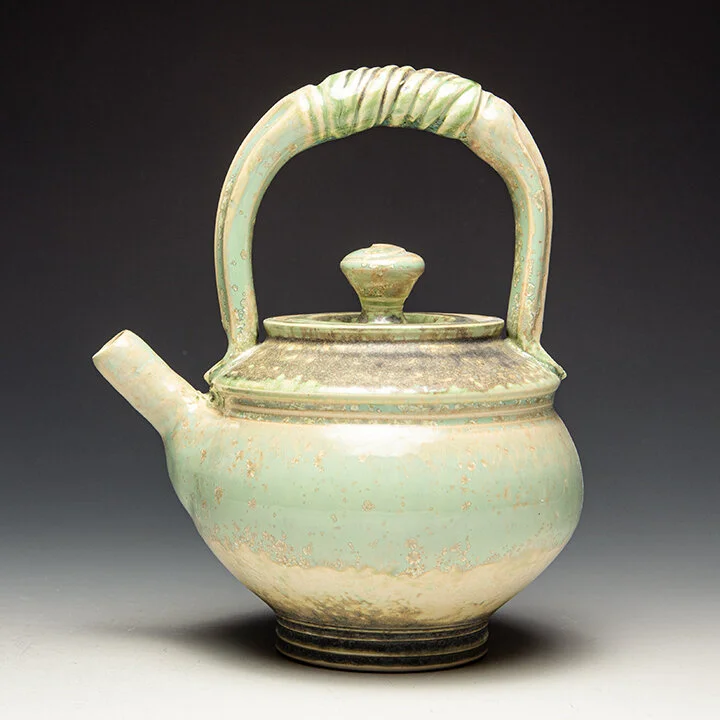 Richard Aerni, ash glaze ceramic - In Tandem Gallery - www.InTandemGallery.com,  Bakersville NC