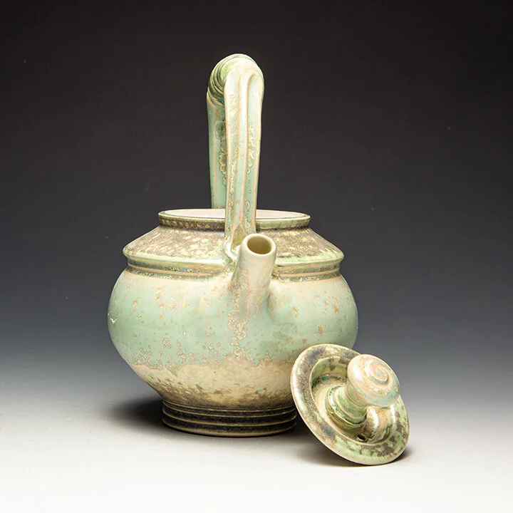 Richard Aerni, ash glaze ceramic - In Tandem Gallery - www.InTandemGallery.com,  Bakersville NC