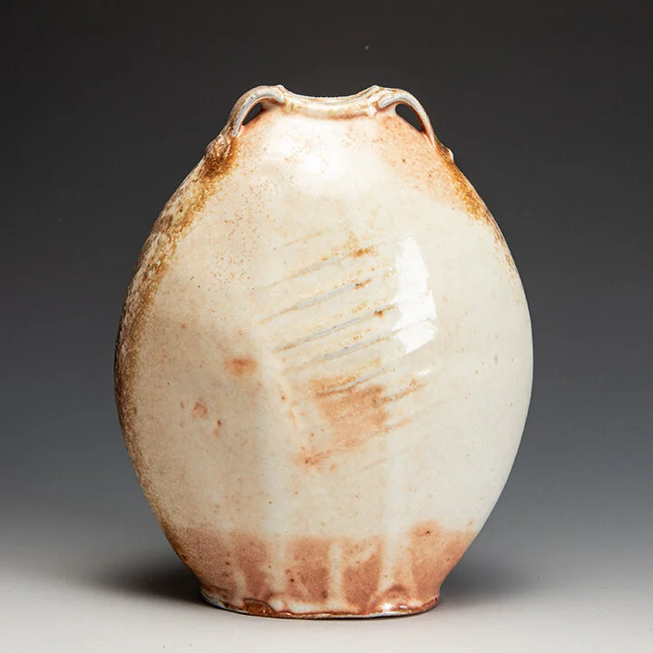 Bede Clarke - Wood fired pottery - In Tandem Gallery www.intandemgallery.com - Bakersville NC