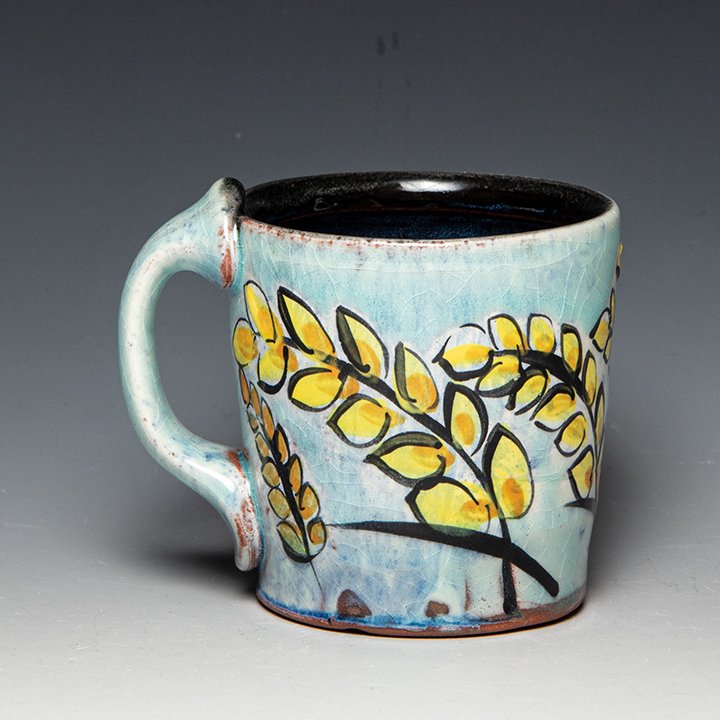 Sasha Barrett - Flat Bottom Mug - sba018 — In Tandem Gallery - Bakersville  NC