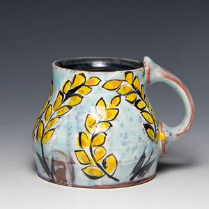 Sasha Barrett - Flat Bottom Mug - sba020 — In Tandem Gallery - Bakersville  NC