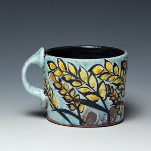 Sasha Barrett - Flat Bottom Mug - sba050 — In Tandem Gallery - Bakersville  NC