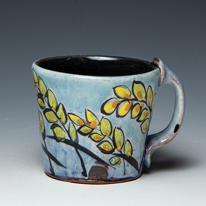 Sasha Barrett - Flat Bottom Mug - sba022 — In Tandem Gallery - Bakersville  NC