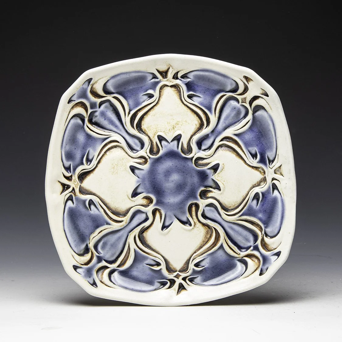 Lora Rust - Square Plate - jjj002