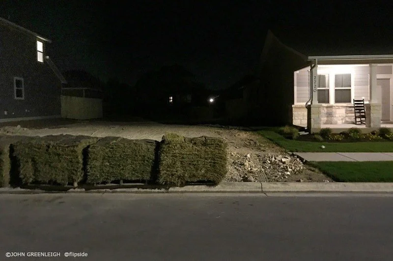 Quarantine night walk no. 25, Austin TX&nbsp;&nbsp;#subdivisions #iphone #nightphotography #landscapephotography&nbsp;#coronavirus #pandemic&nbsp;&nbsp;#atxphotographer #streetphotography #streetphotographer #n8zine #take_magazine #flakphoto #streetp
