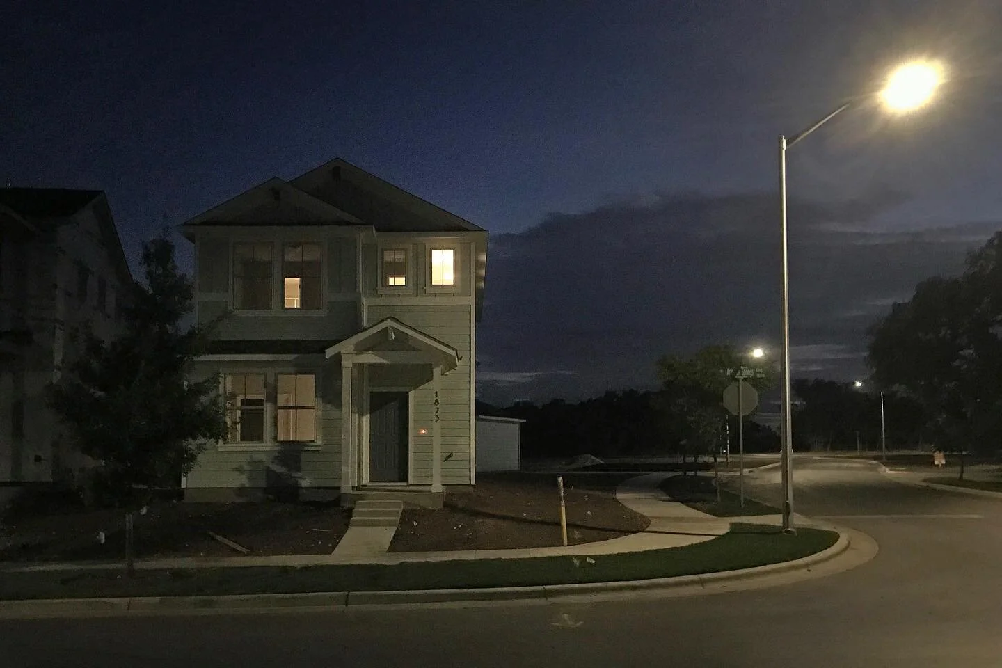 Quarantine night walk no. 26, Austin TX&nbsp;&nbsp;#subdivisions #iphone #nightphotography #landscapephotography&nbsp;#coronavirus #pandemic&nbsp;&nbsp;#atxphotographer #streetphotography #streetphotographer #n8zine #take_magazine #flakphoto #streetp
