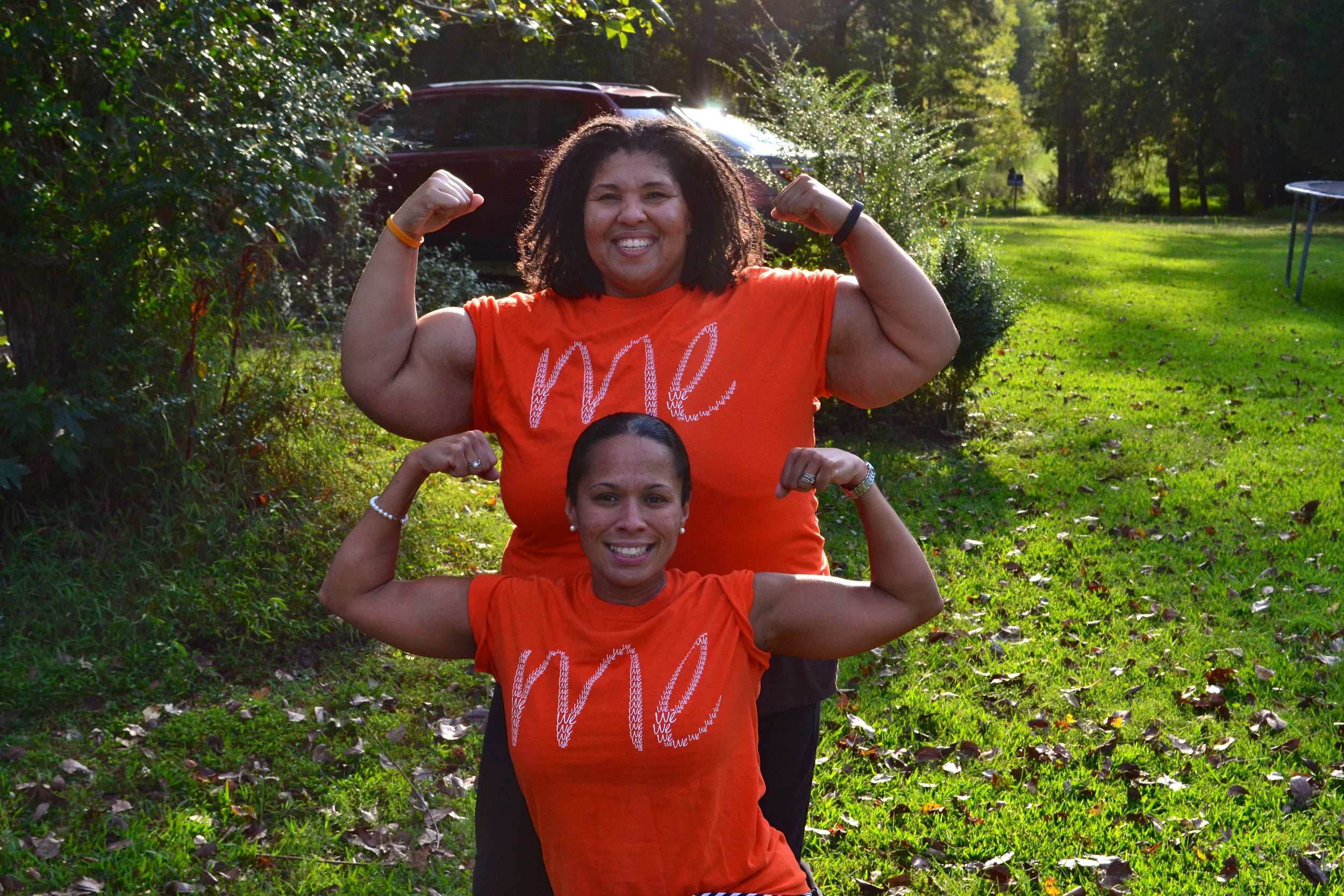 Tina Oxendine (front) & Yolanda Whitted