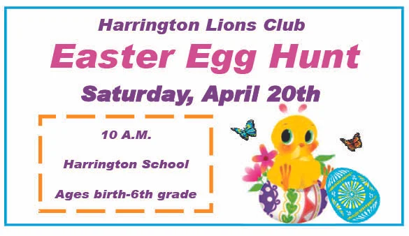 Harrington Lions Club Easter Egg Hunt