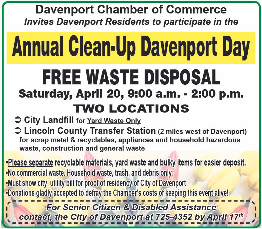 Clean Up Davenport Day!