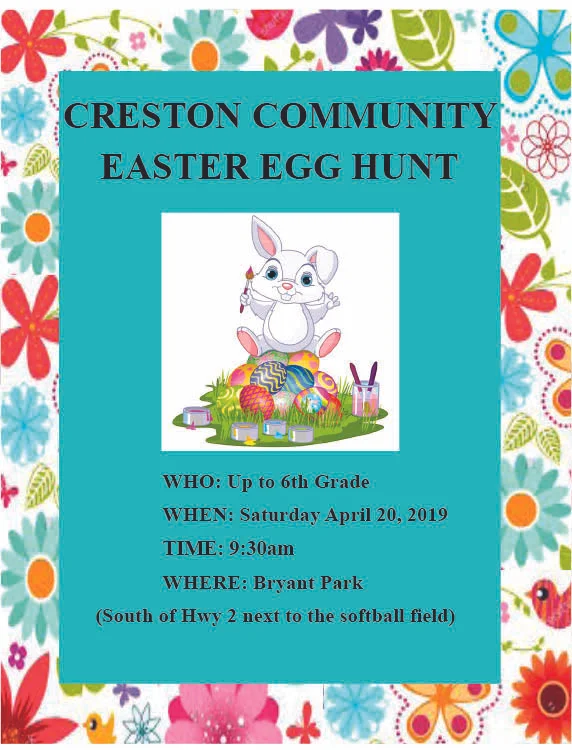 Creston Community Easter Egg Hunt