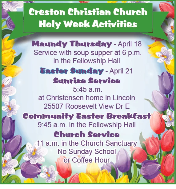 Maundy Thursday at Creston Christian Church