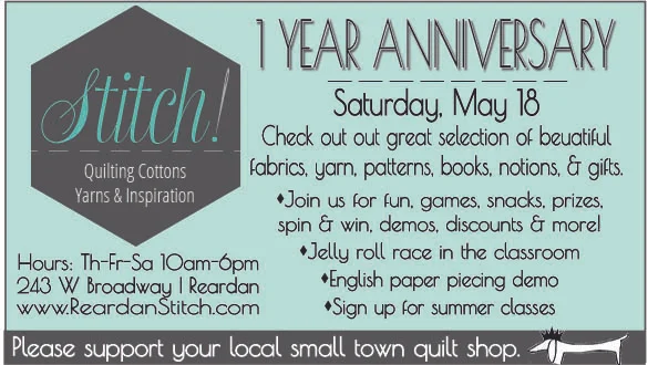 Stitch! 1 Year Anniversary Celebration