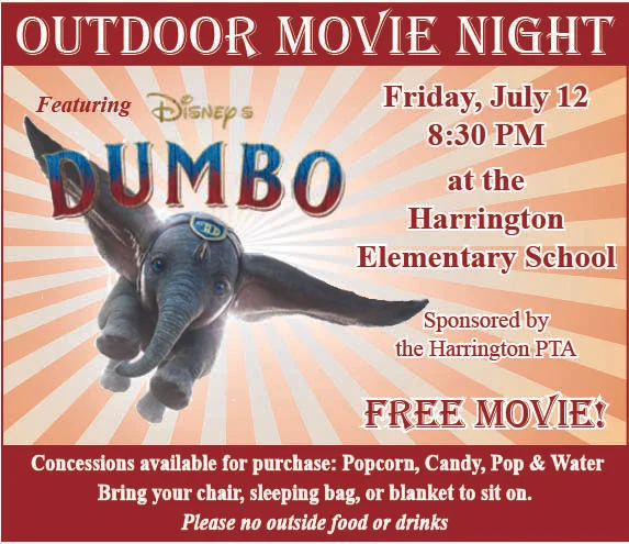outdoor movie night: Dumbo