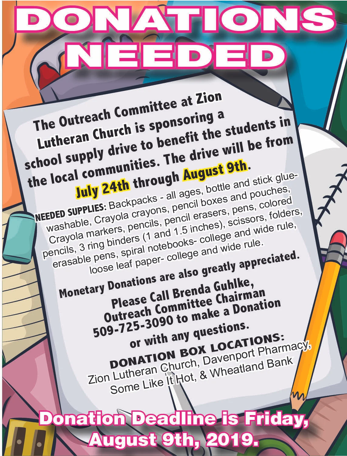 Donations Needed