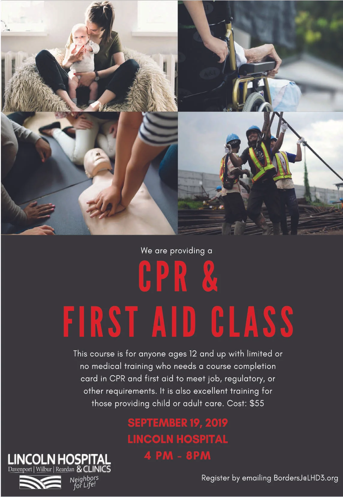 First Aid and CPR Class at Lincoln Hospital
