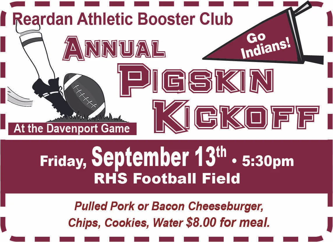 Reardan's Annual Pigskin Kickoff!