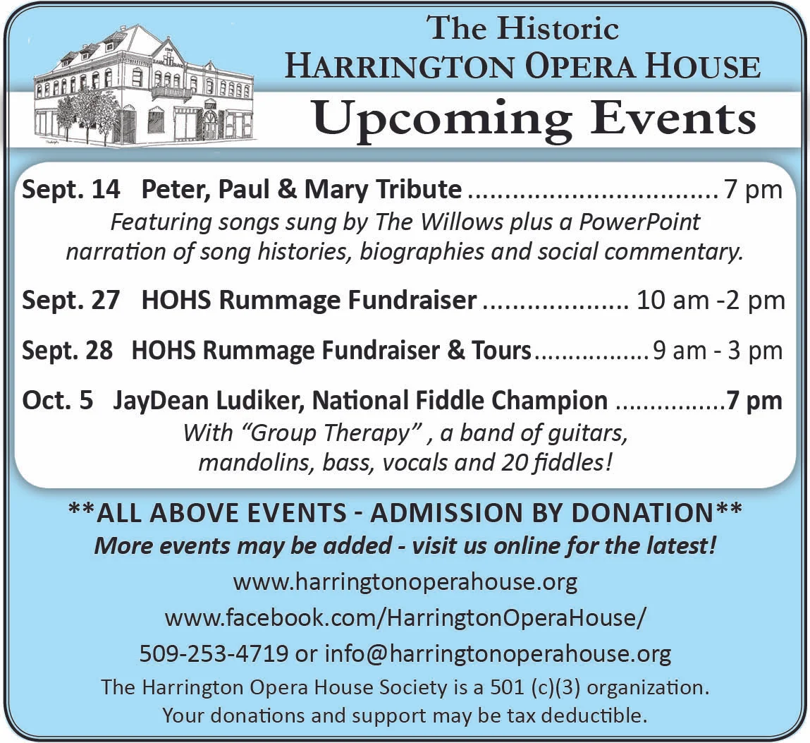 Up Coming Events at the HOH