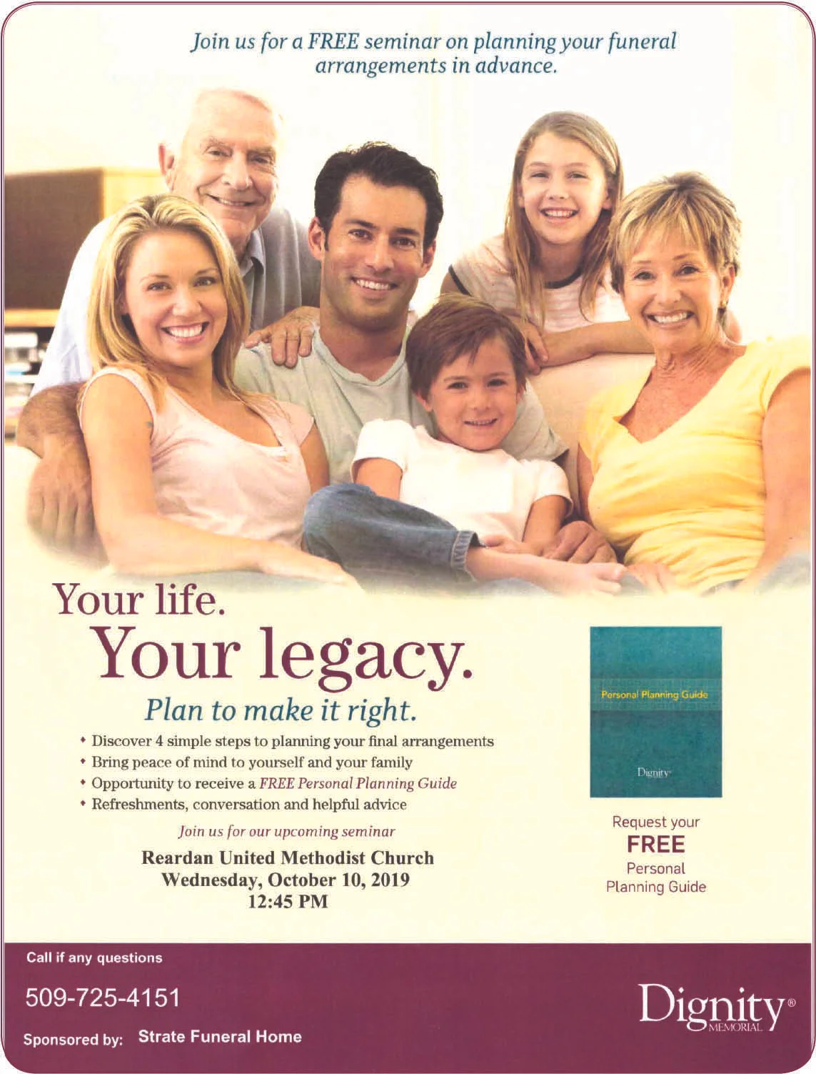 Your Life, Your Legacy - A Free Seminar by Dignity Memorial
