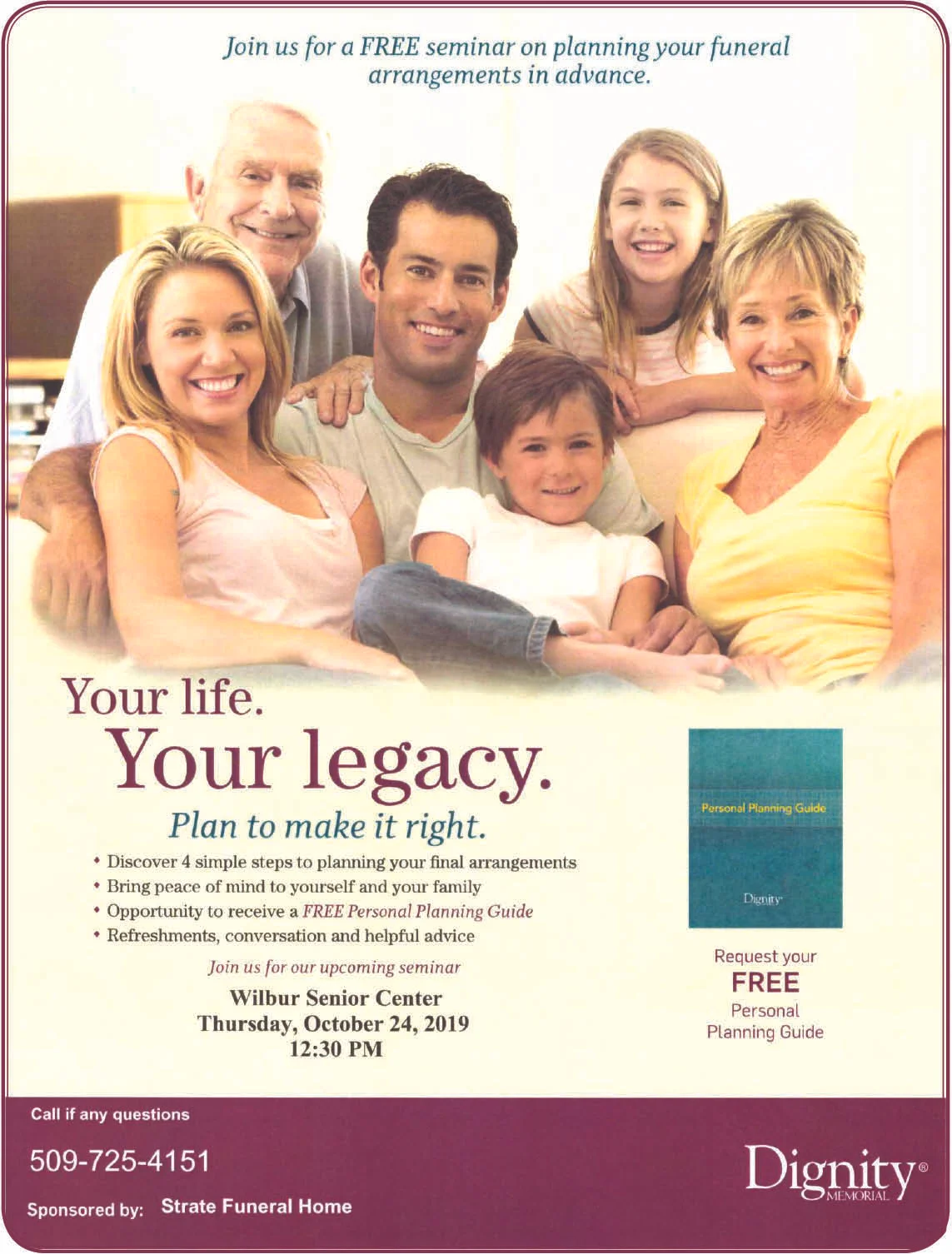 Your Life, Your Legacy - Wilbur