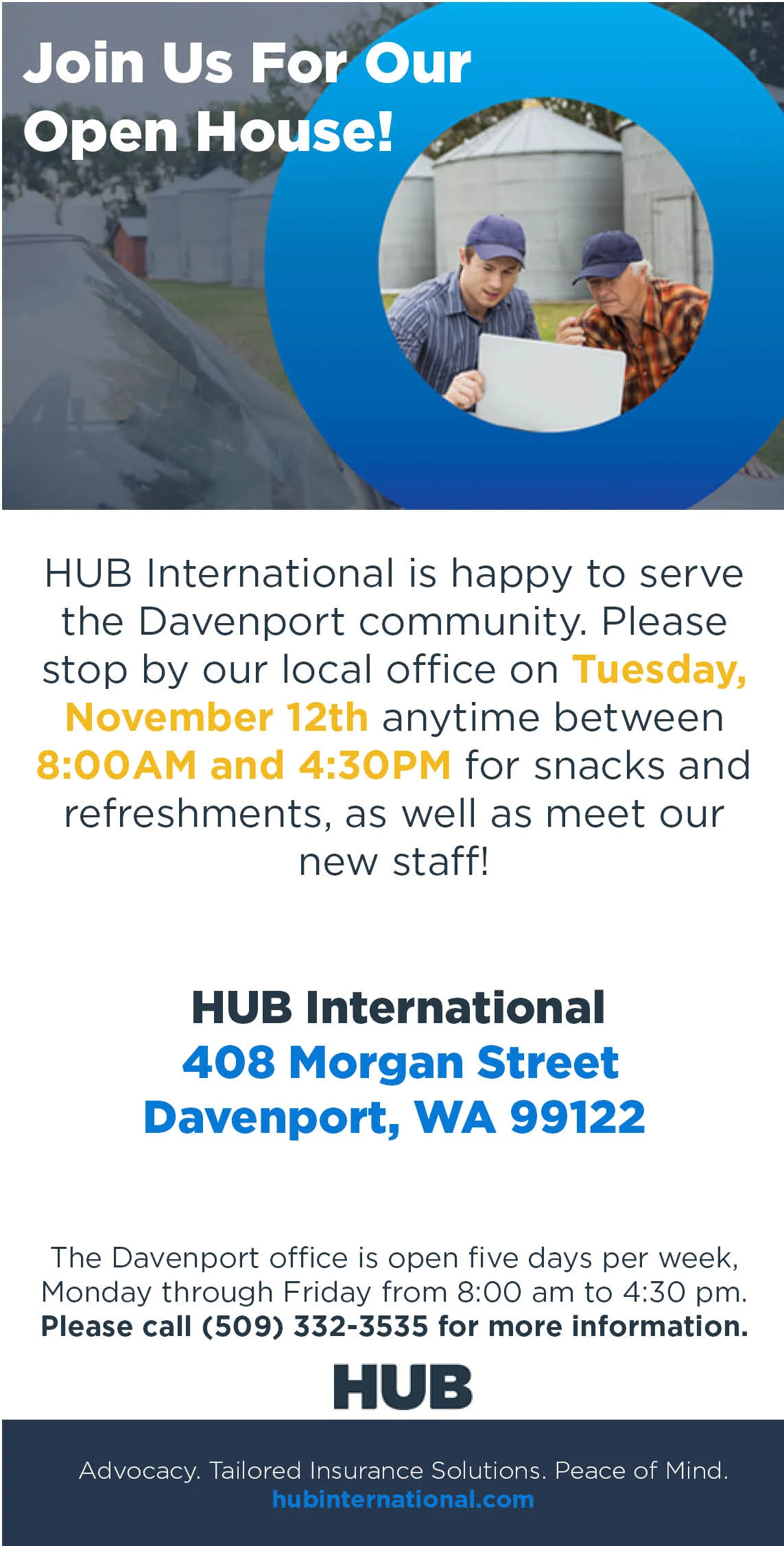 HUB International OPEN HOUSE