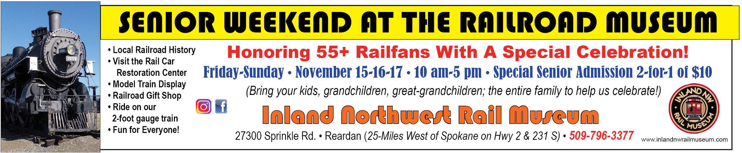 Senior Weekend at the Railroad Museum