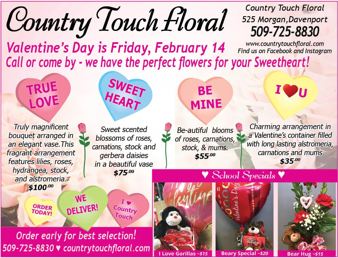 Valentine's Day with Country Touch Floral