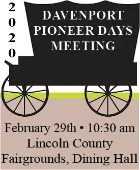 Davenport Pioneer Days 2020 Meeting 