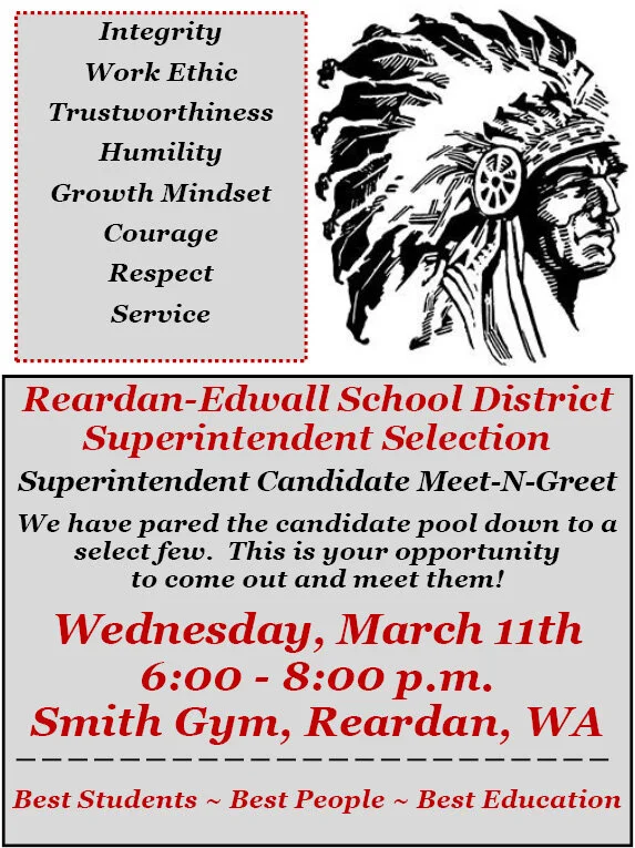Reardan-Edwall Superintendent Selection
