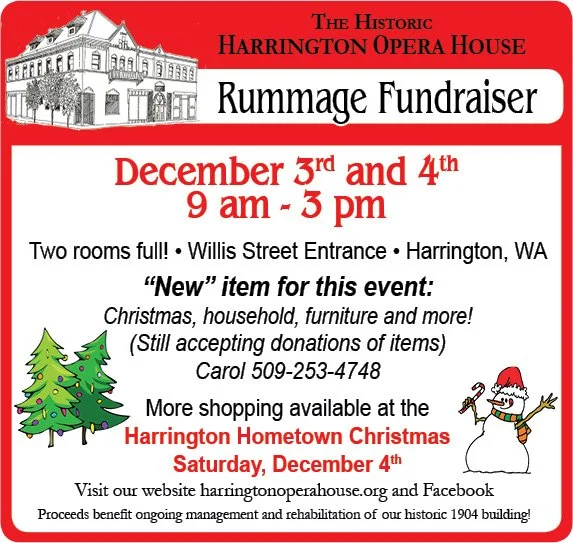 The Historic HARRINGTON OPERA HOUSE Rummage Fundraiser