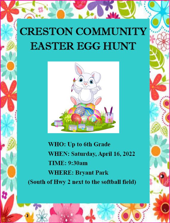 Creston Community Easter Egg Hunt
