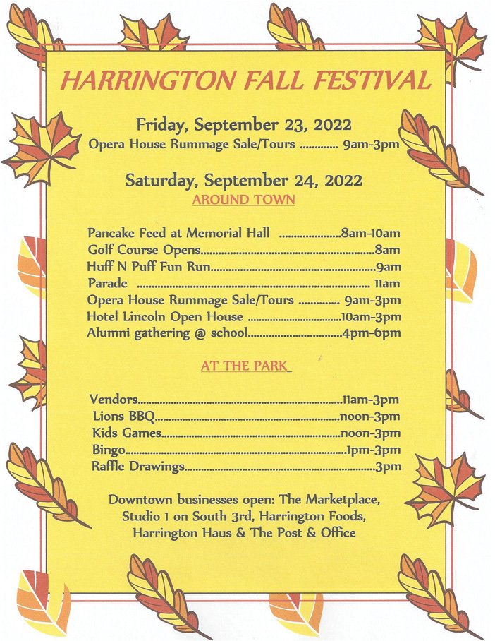 Harrington Fall Fest 2022