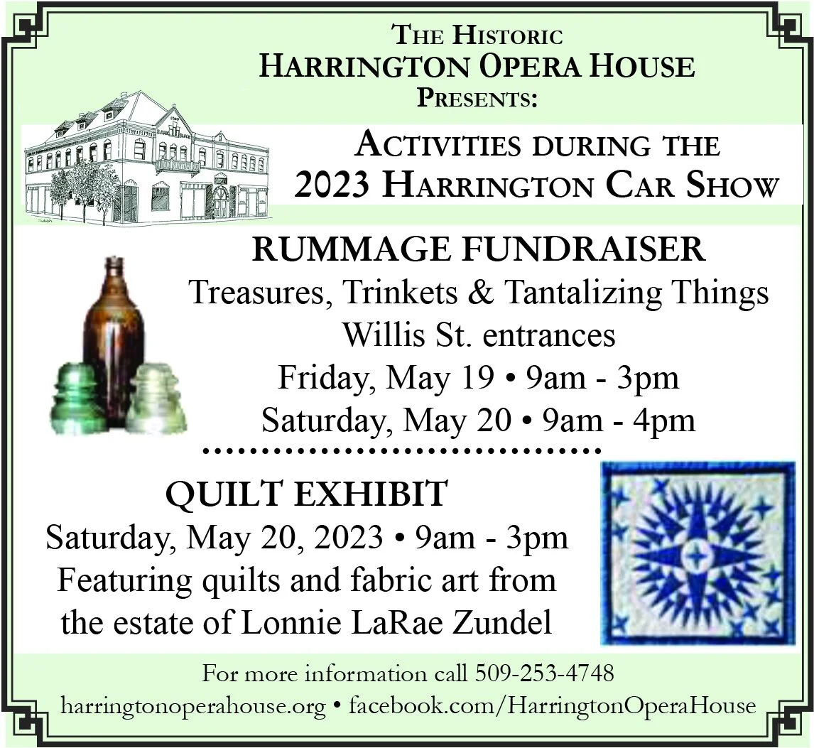 The Harrington Opera House Presents: A Rummage Fundraiser and the 2023 Quilt Exhibit